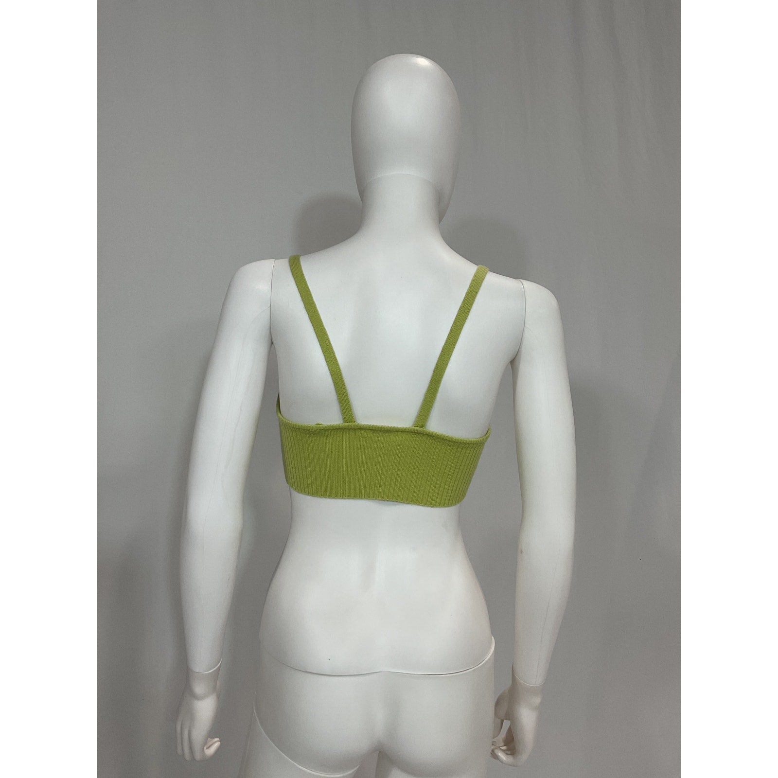 Cult Gaia 'Somage' Green Knit Top Size XS