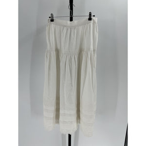 Dôen 'Sebastiane' Off White Cotton Skirt Size M