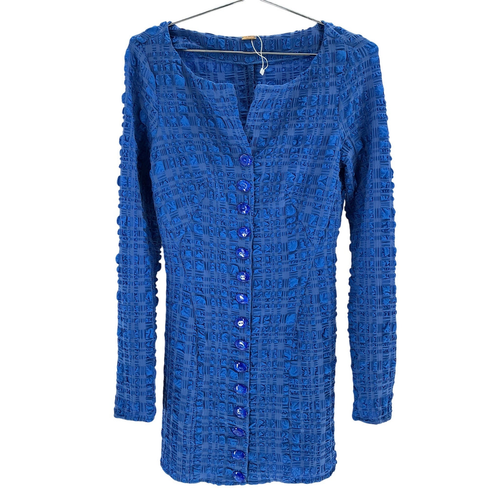 Cult Gaia 'Lafina' Blue Polyester Dress Size XS