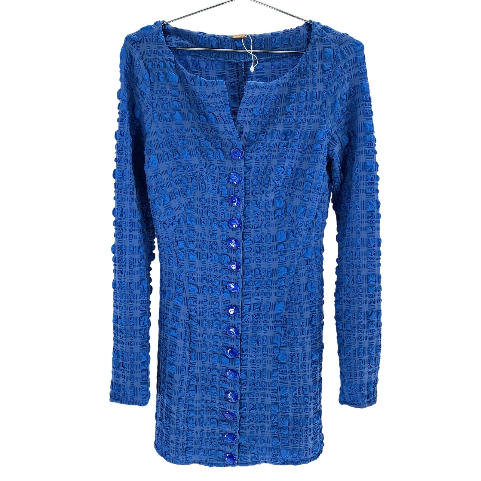 Cult Gaia 'Lafina' Blue Polyester Dress Size XS