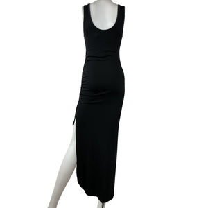 The Range Sleeveless Black Rib Knit Midi Dress Size S