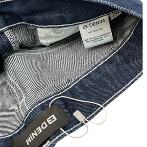 Eb Denim Classic Blue High Rise Straight Denim Jeans Size 24