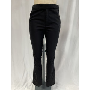 Helmut Lang 'Vented' Black Bootcut Pants Size 6
