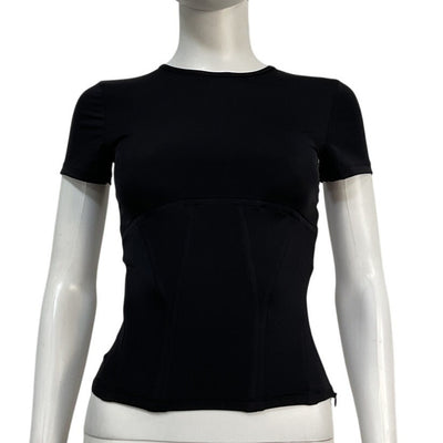 Miaou Fitted Black Romy T-Shirt Size S