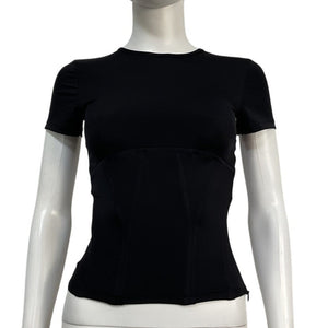 Miaou Fitted Black Romy T-Shirt Size S