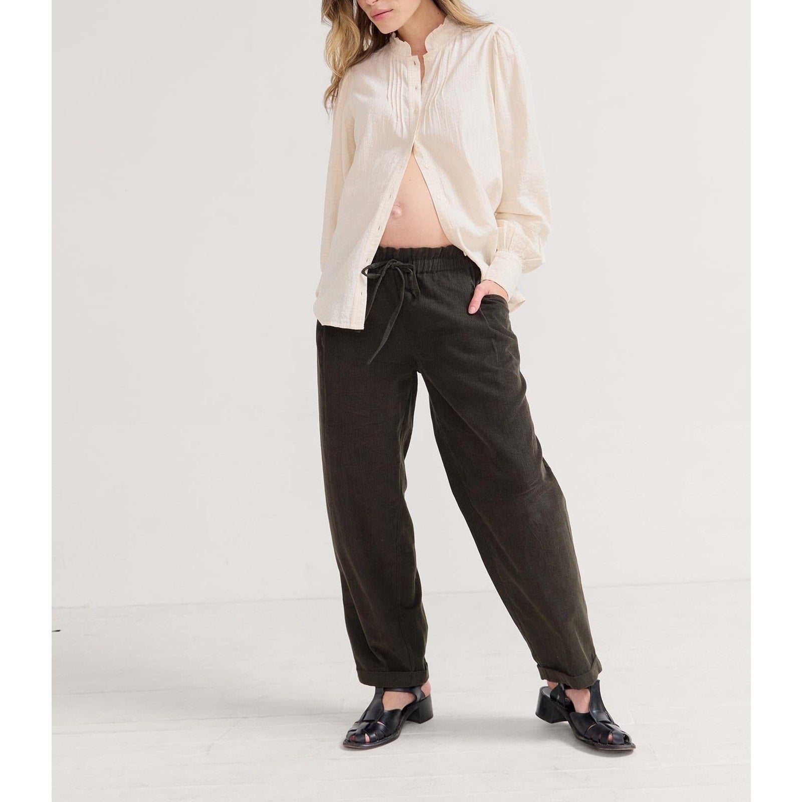 Hatch 'The Jude' Black Cord Pant Size 1