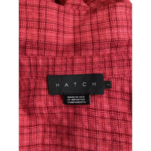 Hatch 'The Boyfriend' Red Button Shirt Size S