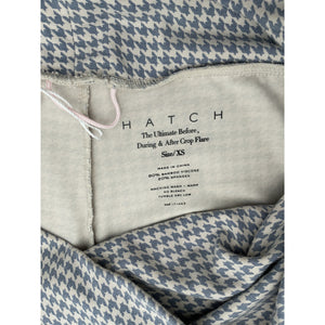 Hatch Houndstooth Multicolor Ultimate Before During And After Crop Flare Pants Size XS