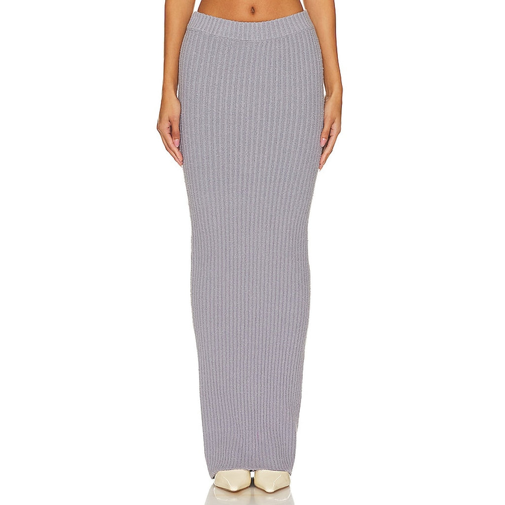Lpa 'Nara' Grey Cotton Maxi Skirt Size XS