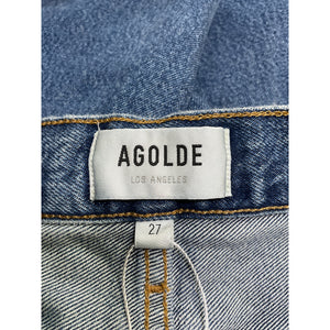 Agolde Relaxed Blue Cooper Cargo Denim Jeans Size 27