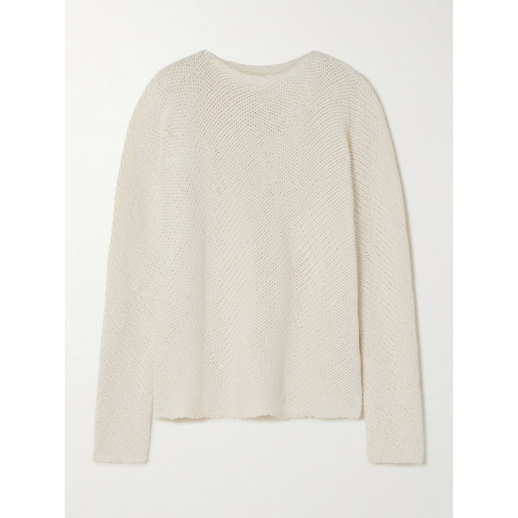 Lauren Manoogian 'Pima' Cream Cotton Sweater Size 1