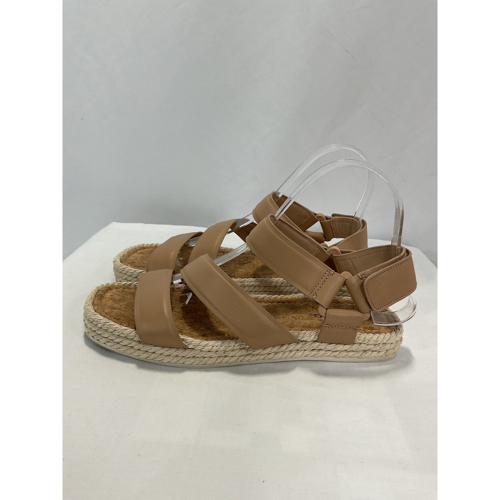 Vince Tan Suede Leather 'Elian' Sandal Size 7.5