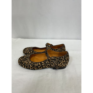 Sézane 'Paula' Brown Leather Ballerinas Flat Size 28