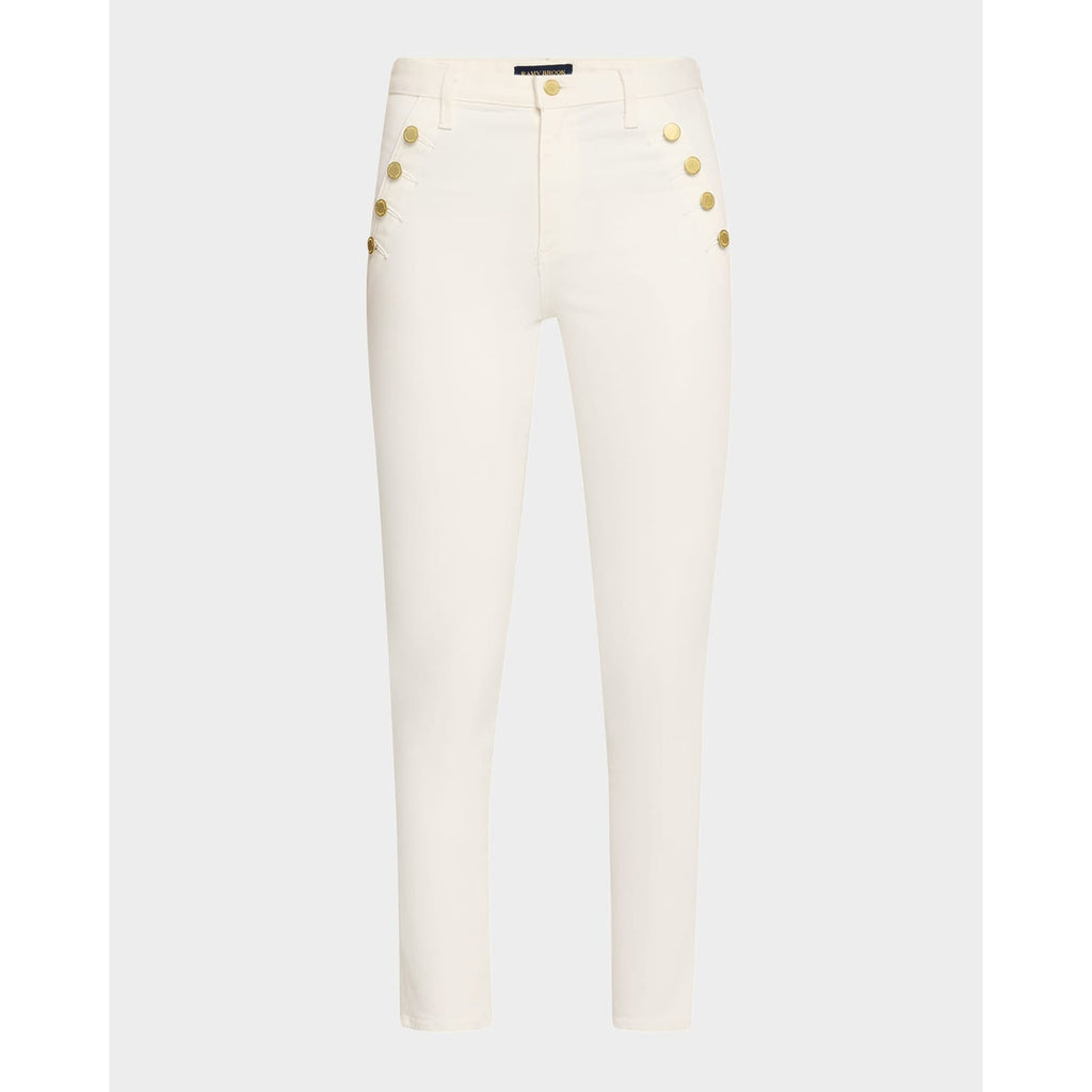 Ramy Brook 'Helena' White Cotton Skinny Denim Jean Size 25