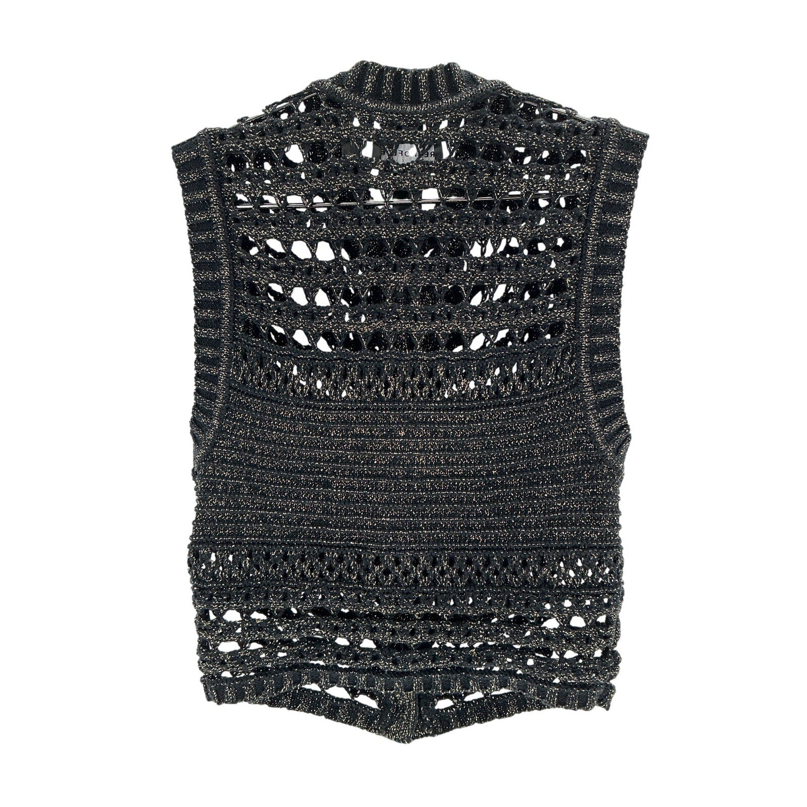 Retrofete 'Delma' Black Cotton Top Size XS