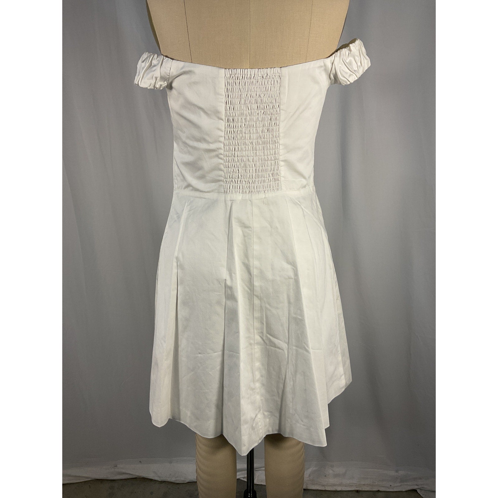 Favorite Daughter 'The Lovesick' White Poplin Mini Dress Size 8 - NWT
