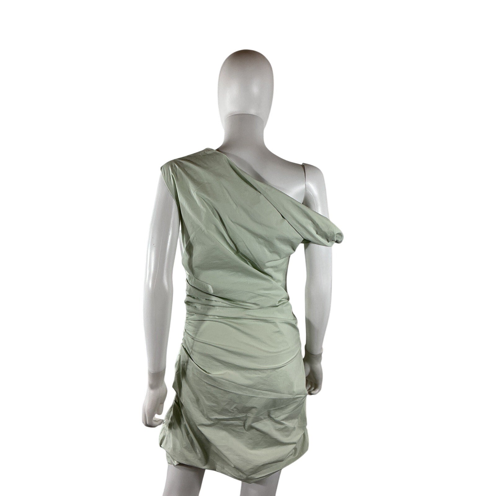 L'Academie 'Triomphe' Green Cotton Mini Dress Size S