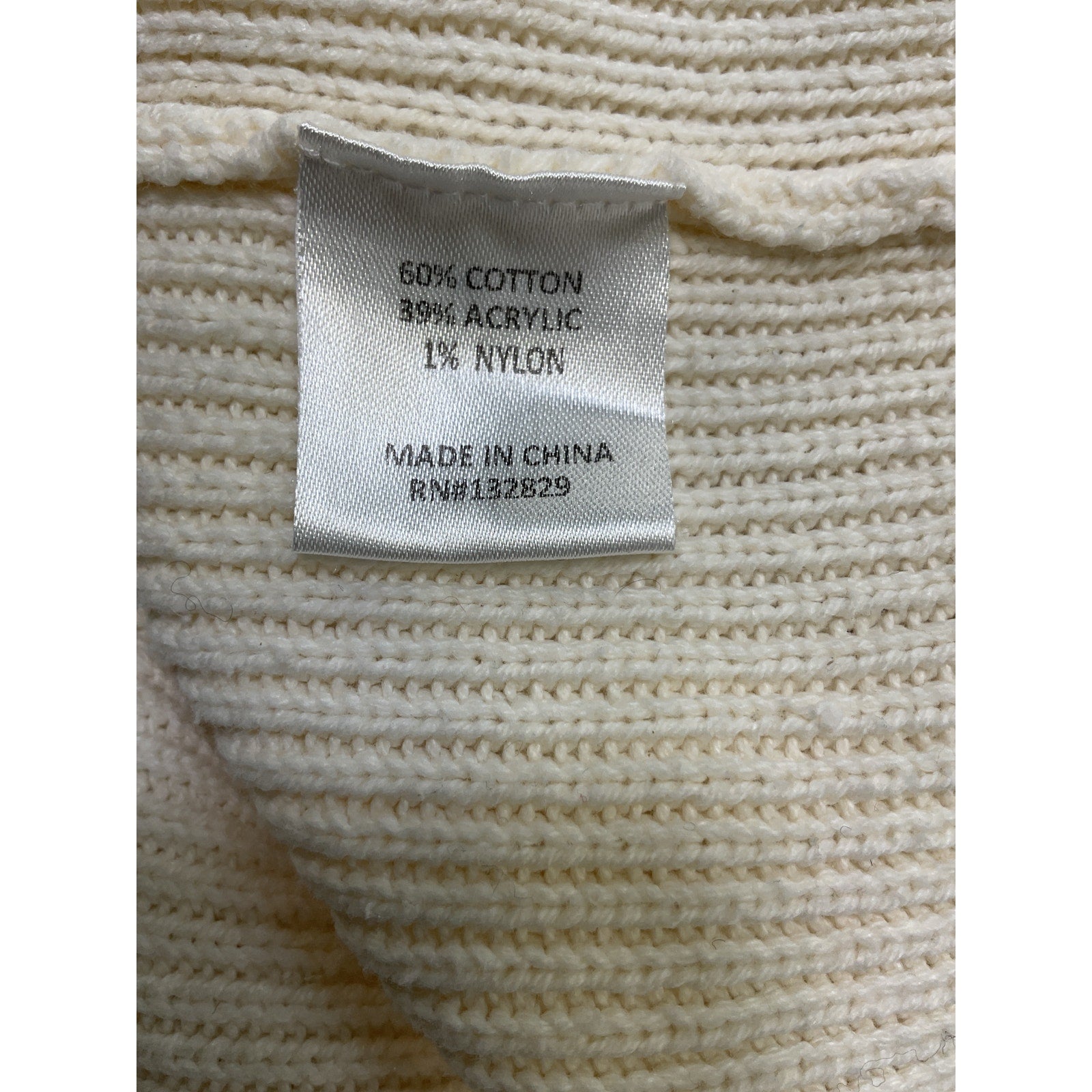 Tularosa 'Mia' Cream Cotton Surplice Mini Dress Size M