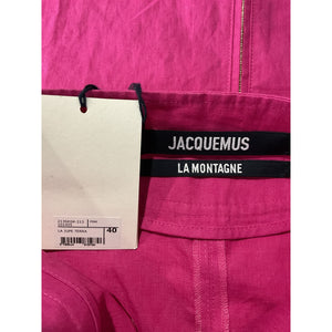 Jacquemus 'Terra' Pink Linen Layered Maxi Skirt Size 40 - NWT