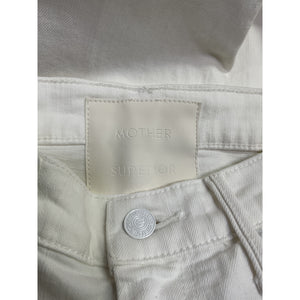 Neiman Marcus 'The Weekender' White Cotton Jean