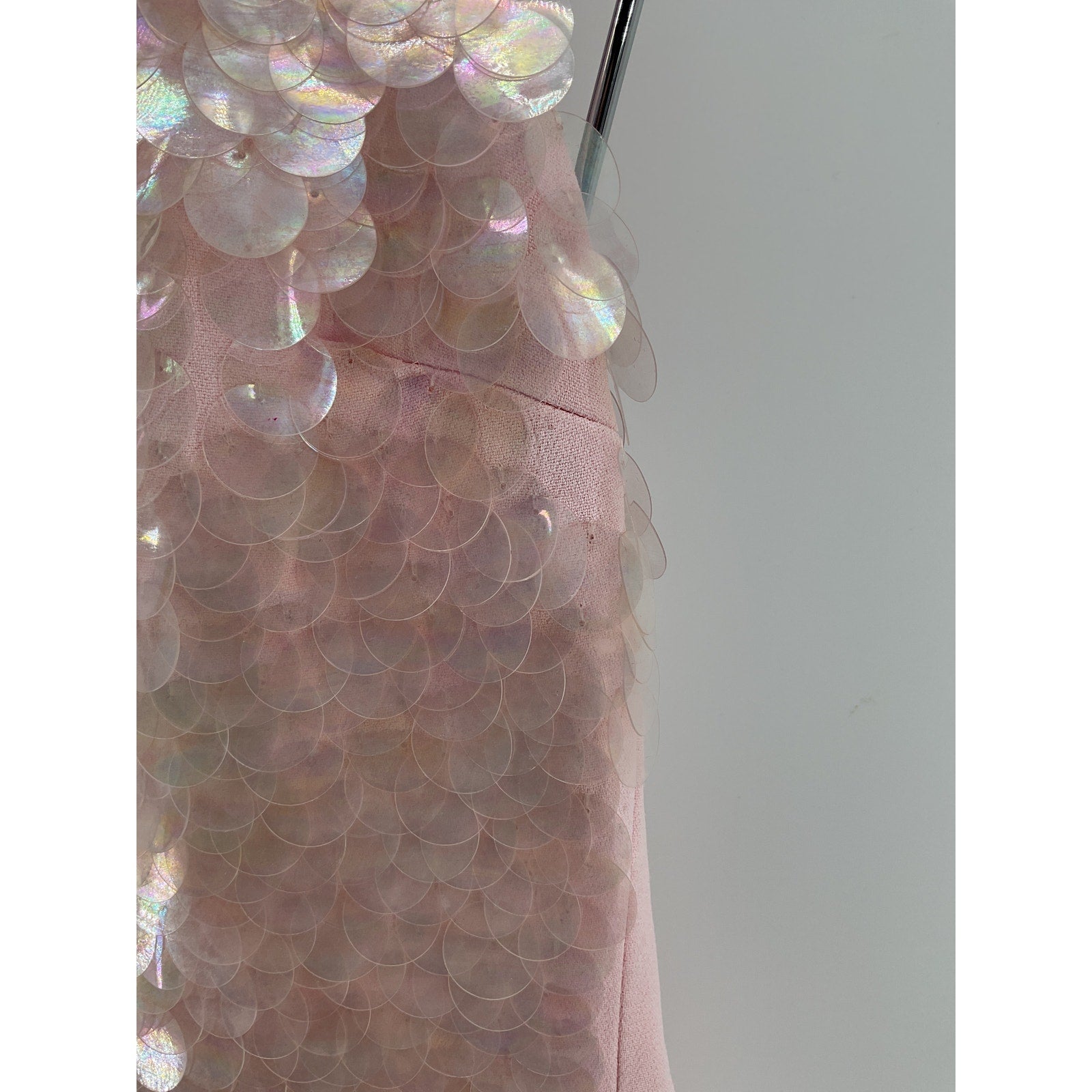 David Koma 'Gradient' Pink Acetate Embroidered Mini Dress Size 2