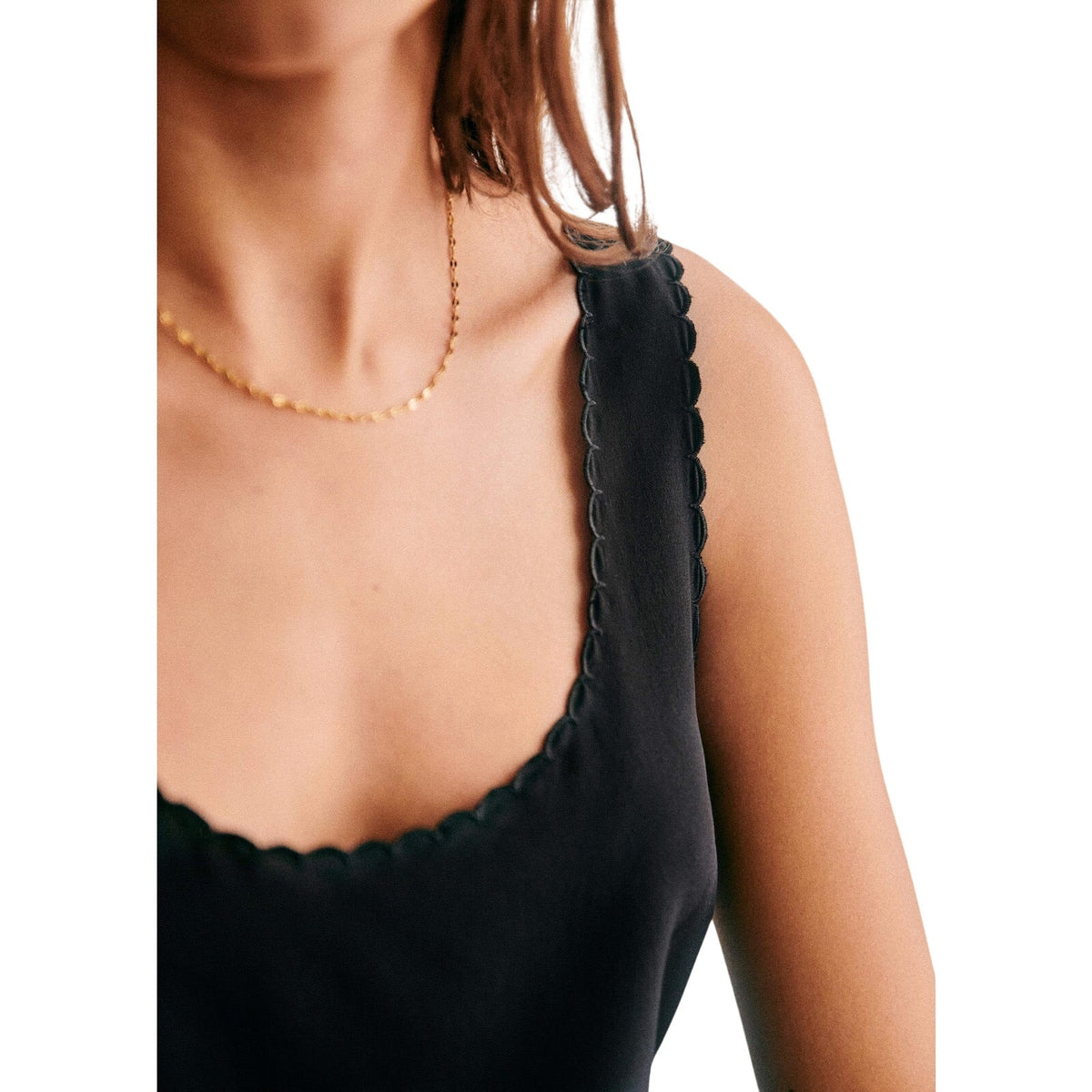 Sézane Elegant Black Lucie Camisole Size 32 FR / 0 US