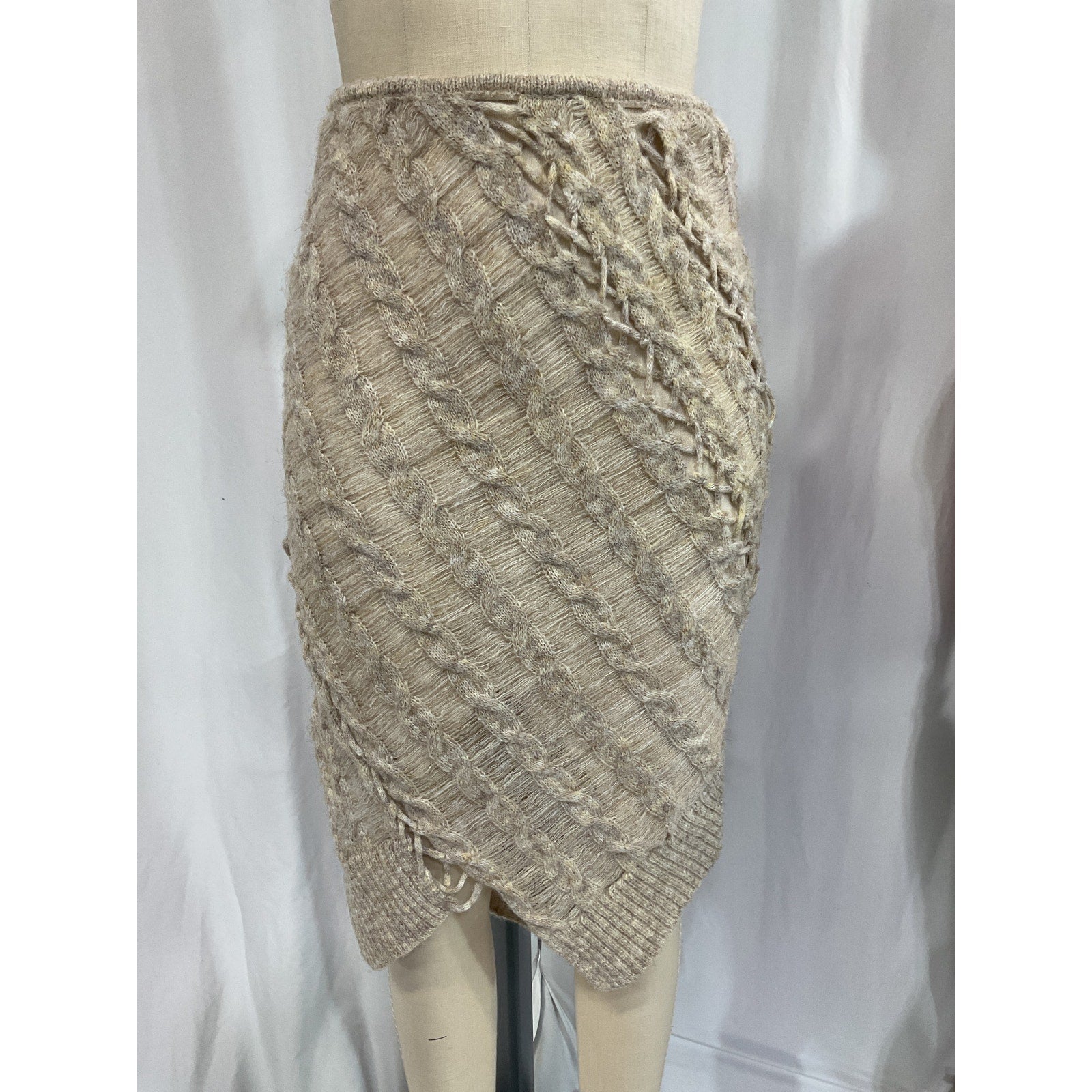 Cult Gaia 'Saphire' Tan Skirt Size S