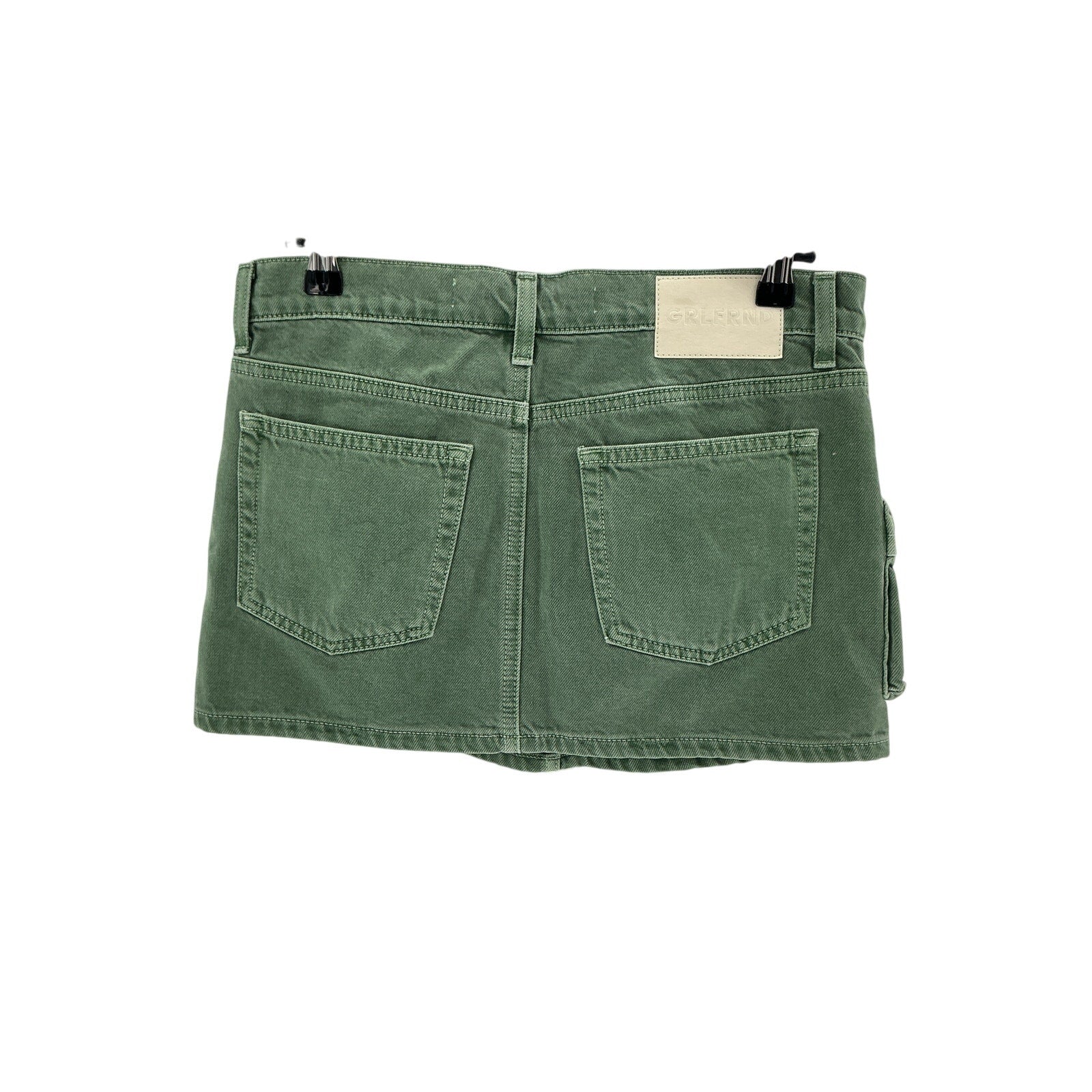 Grlfrnd 'Kiko' Green Cotton Skirt Size 25