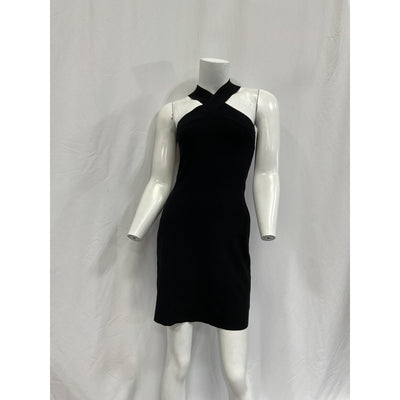Sézane 'Kristen' Black Criss Cross Neck Strap Dress Size XS