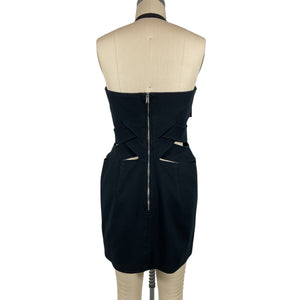 Dion Lee Sleek Black Arrow Lock Dress Size AU 10 / US 6