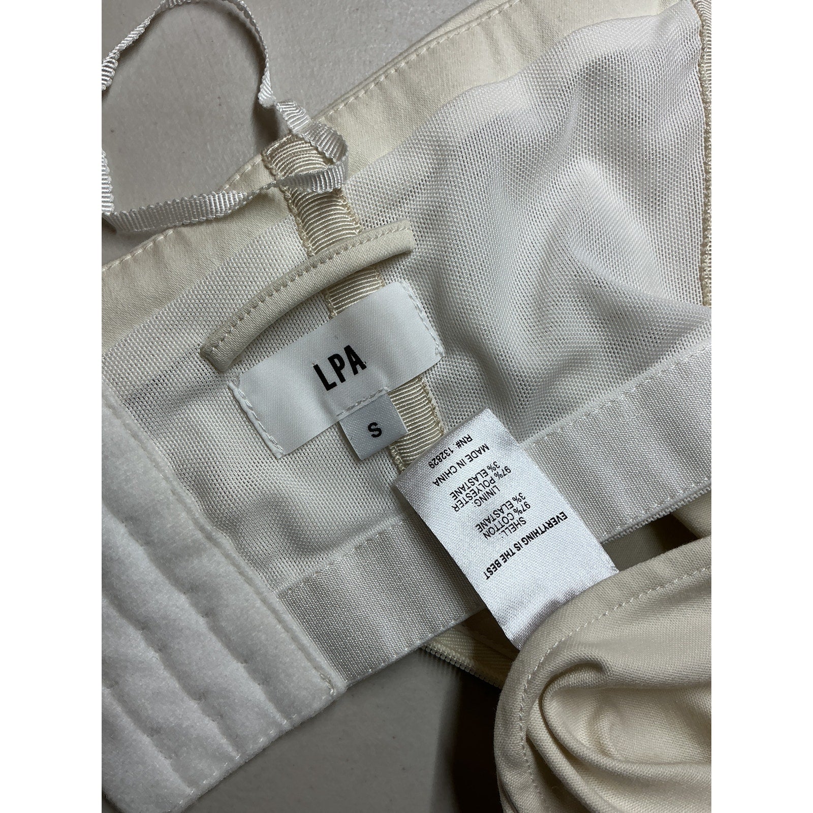 Lpa 'Esfira' White Bengaline Top Size S
