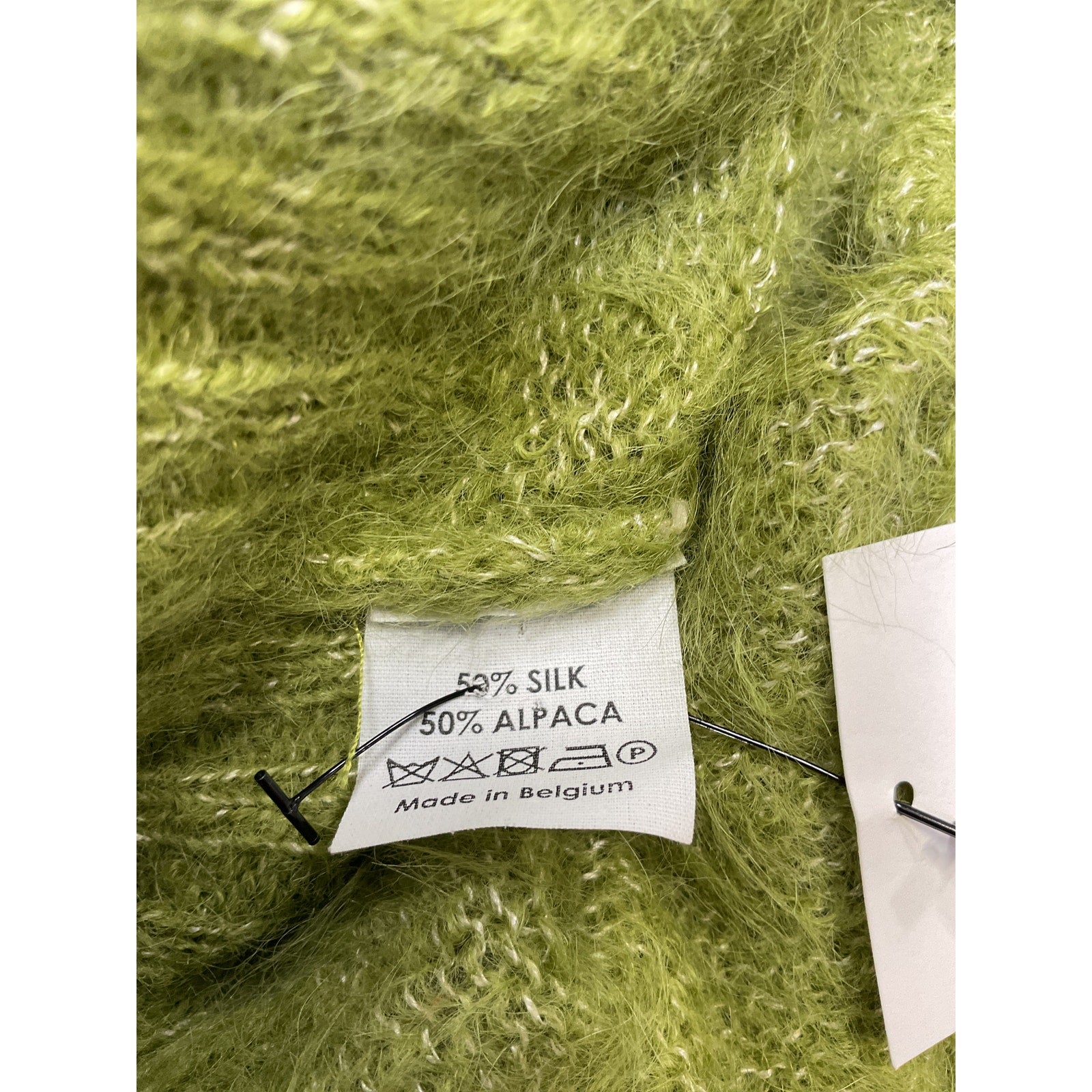 Dries Van Noten 'Alpaca' Green Crew Neck Sweater Size XS - NWT