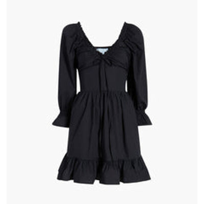Hill House Home 'The Samantha' Long Sleeve Black Dress Size S