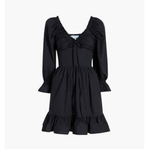 Hill House Home 'The Samantha' Long Sleeve Black Dress Size S