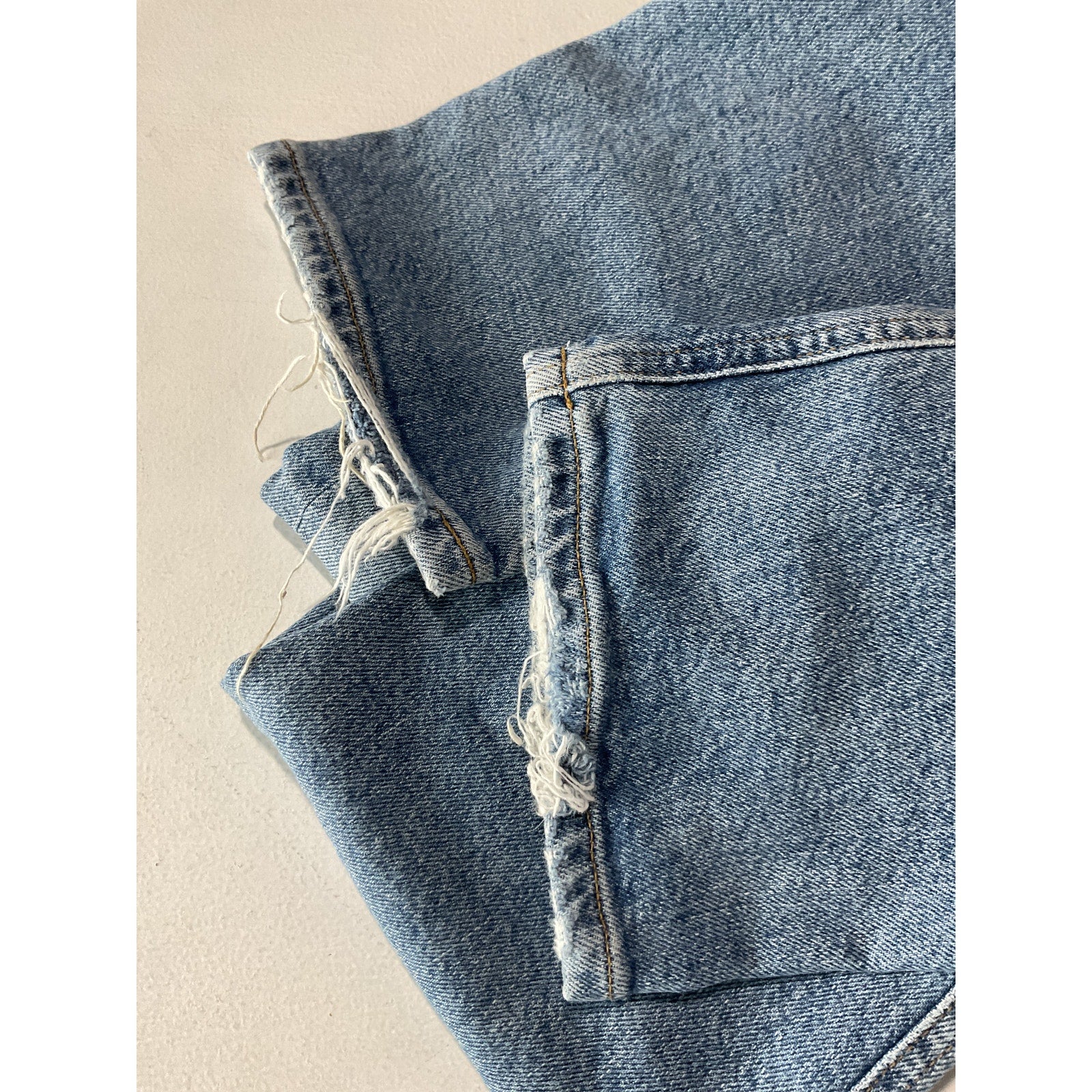 Agolde Lyle Low Rise Blue Cotton Slim Denim Jean Size 24