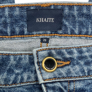 Khaite Cropped Blue Abigail Denim Jeans Size 29