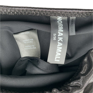 Norma Kamali Ruched Black Diana Gown Size S