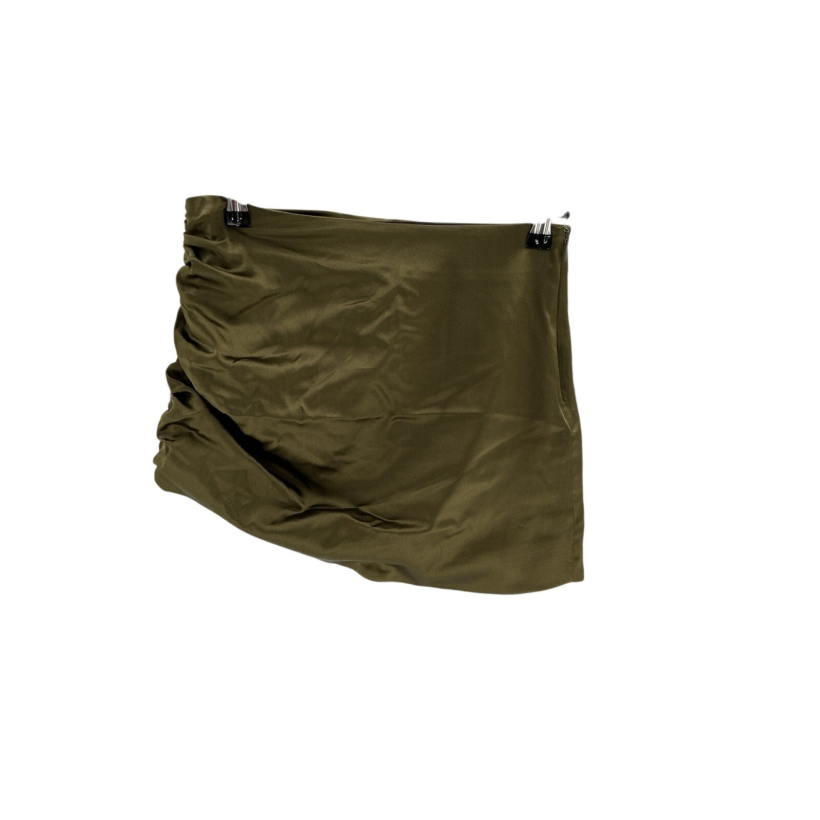 Ser.O.Ya 'Sapo' Green Silk Mini Skirt Size XS