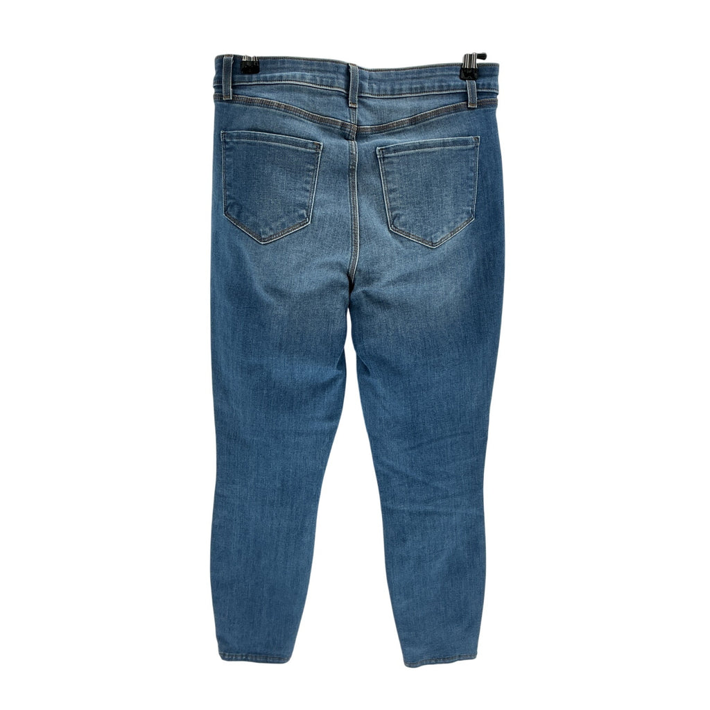 L'Agence 'Margot' Blue Cotton Cropped Skinny Denim Jean Size 27