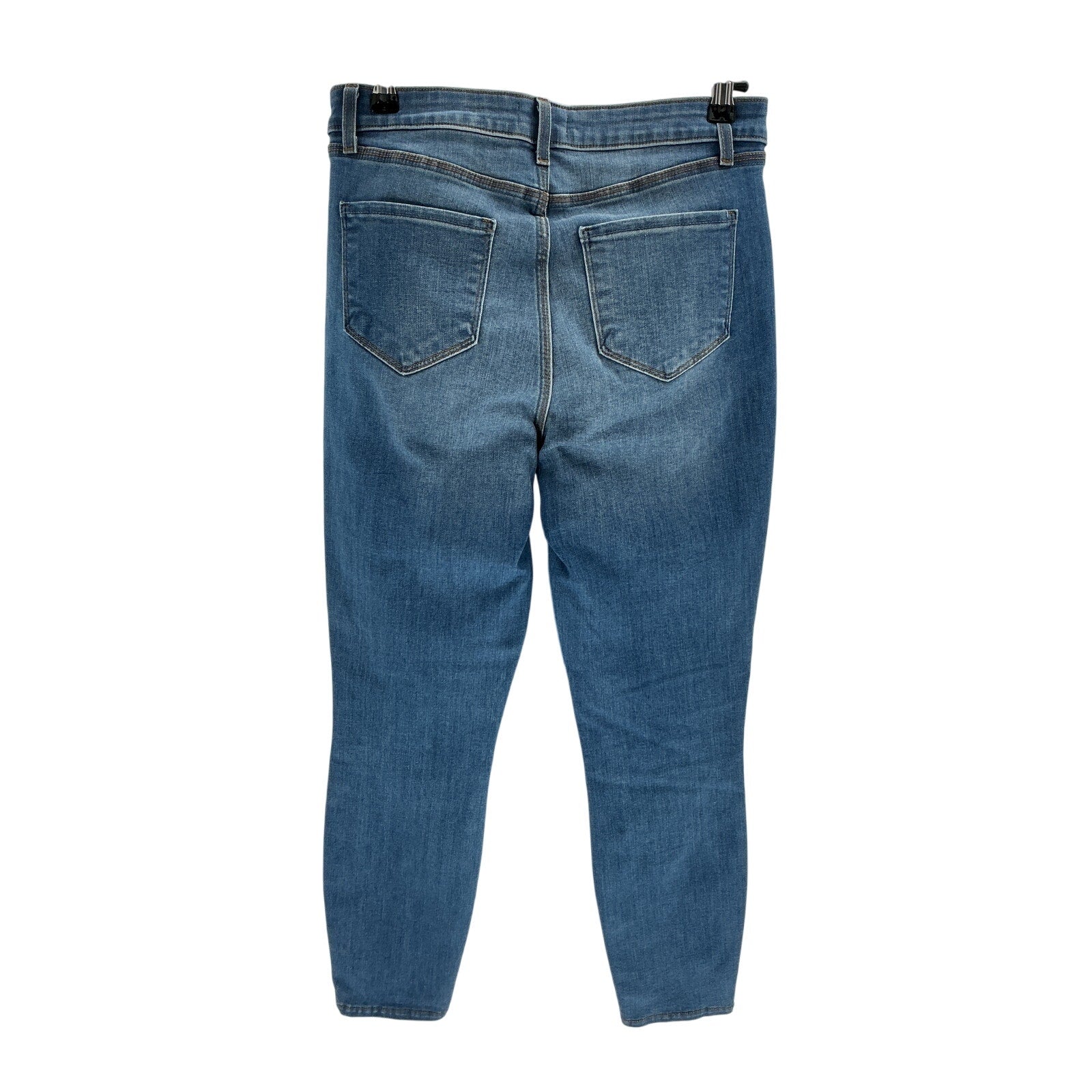 L'Agence 'Margot' Blue Cotton Cropped Skinny Denim Jean Size 27