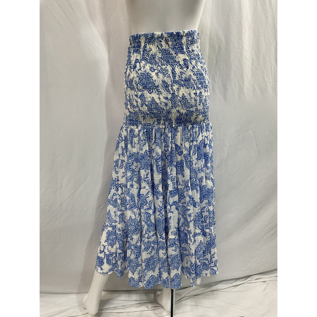 Misa Los Angeles 'Lola' Blue Voile Convertible Skirt Size S