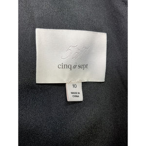 Cinq à Sept 'Kira' Black Triacetate Dress Size 10