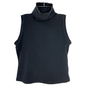 Helsa Classic Black Turtleneck Tank Top Size L
