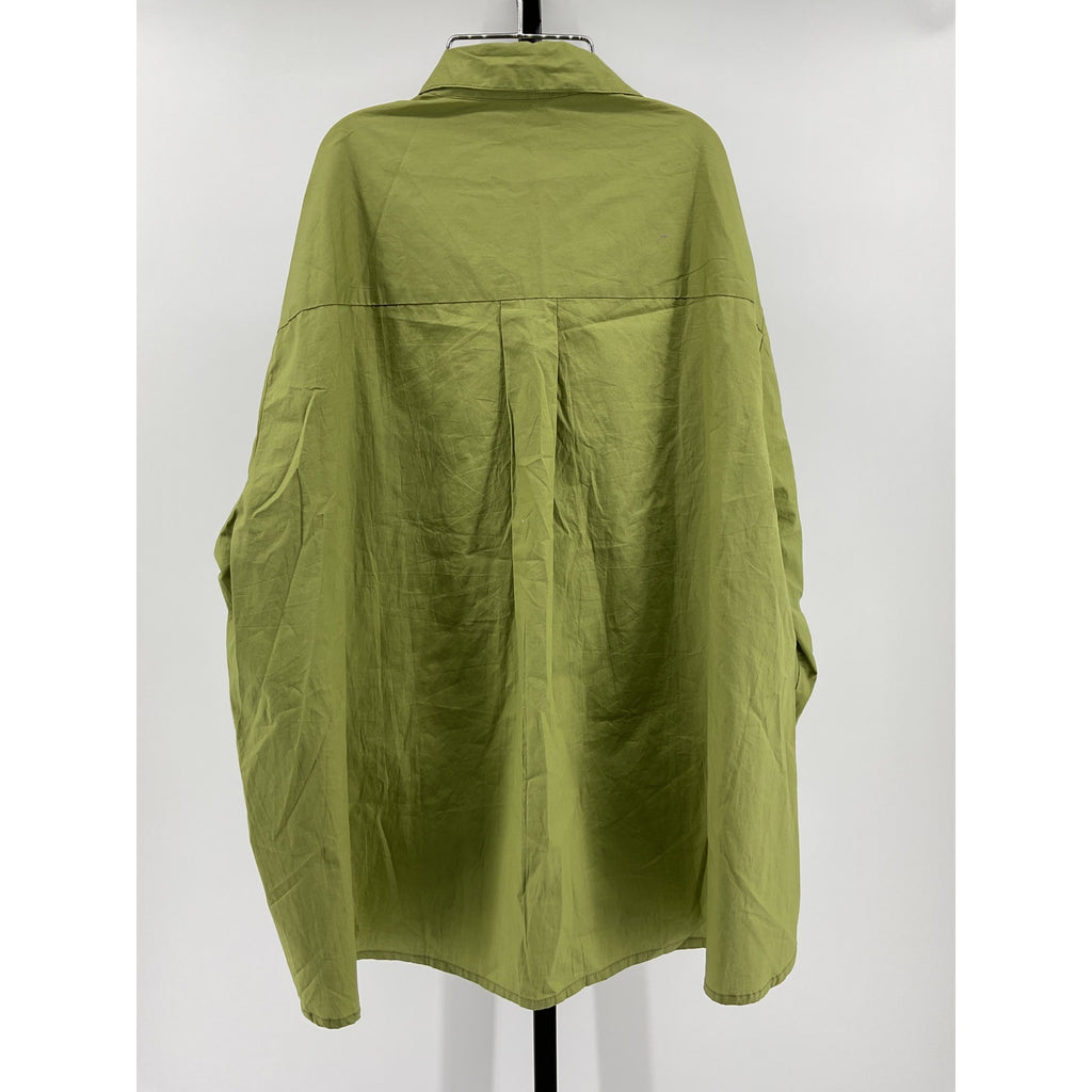 Faithfull The Brand Green Cotton Tyde Shirt Size S - NWT