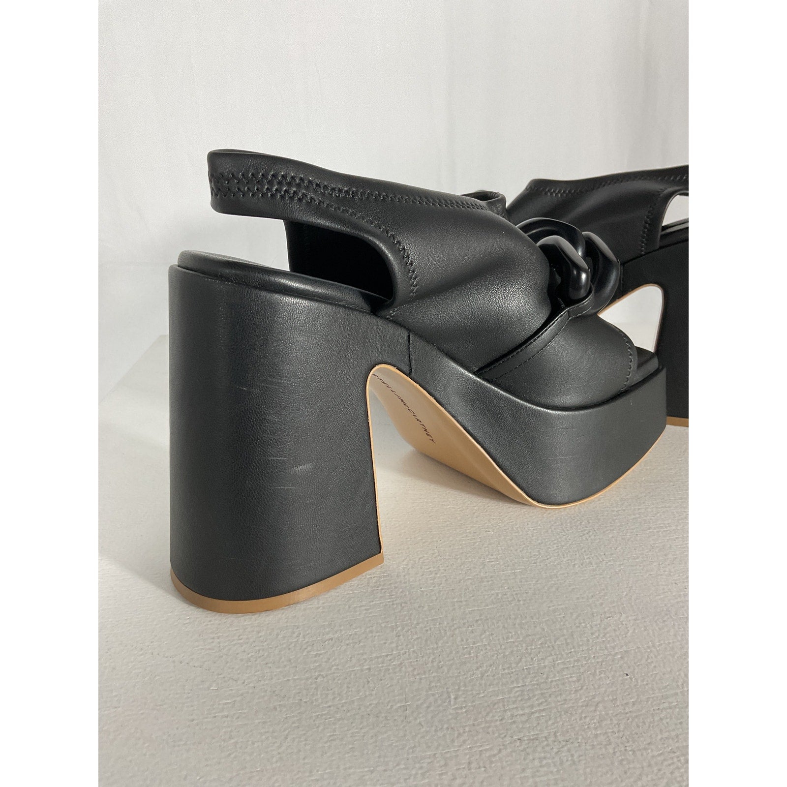 Stella Mccartney 'Skyla' Black Sandal Size 9