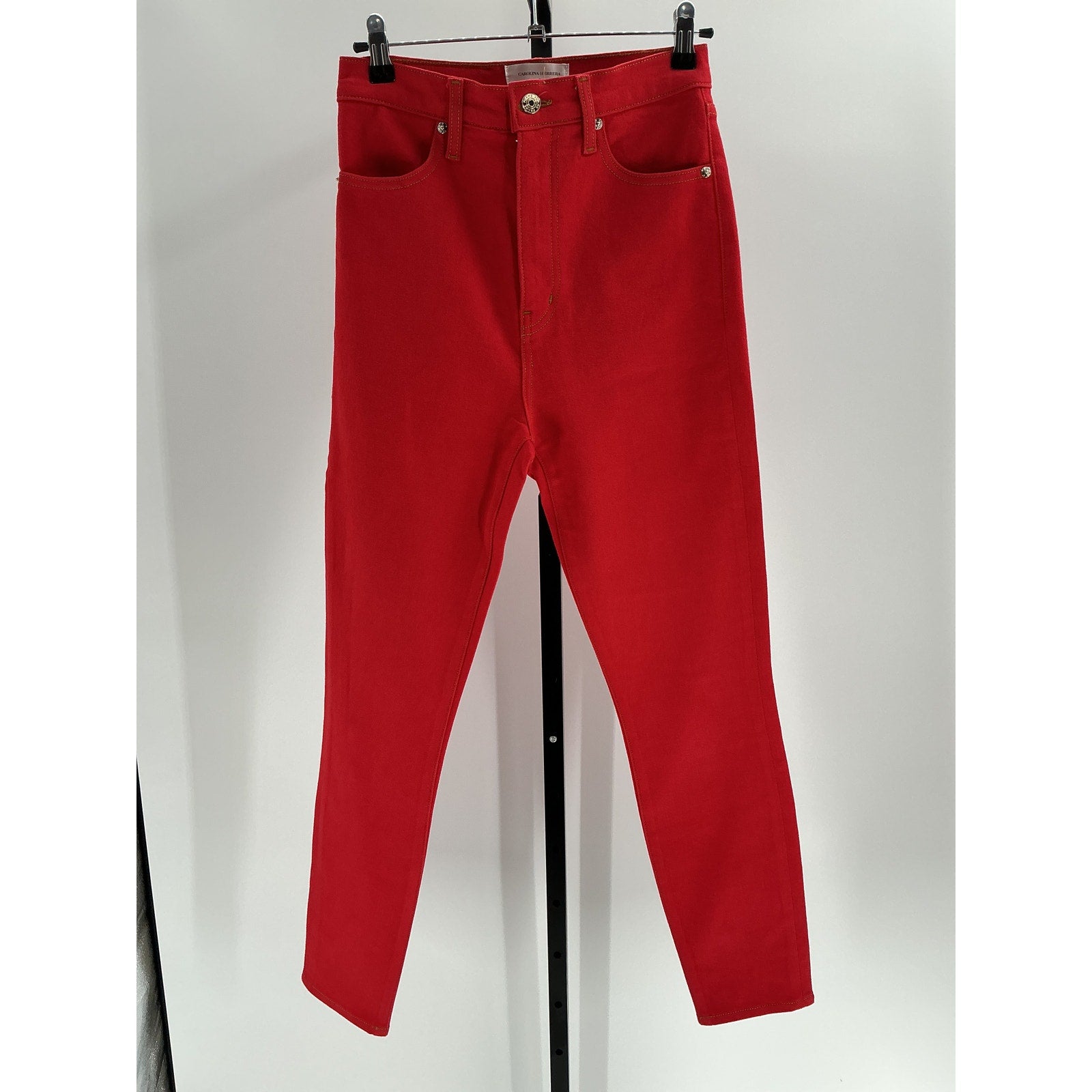 Frame 'The Taper' Red Cotton Herrera Denim Jean Size 26
