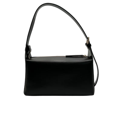 A.P.C. 'Virginie' Black Leather Shoulder Bag