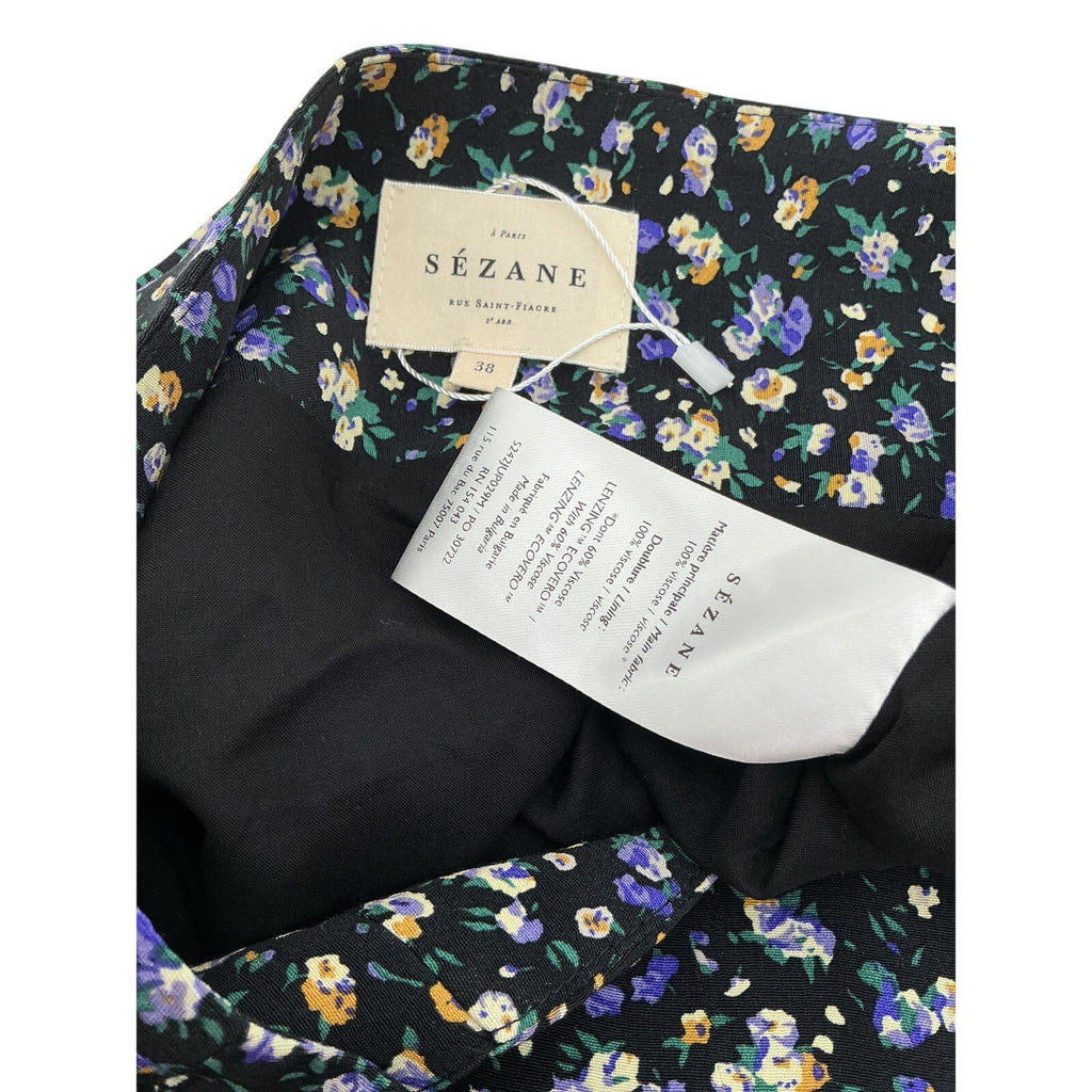 S�zane 'Lola' Blue Cotton Skirt Size 38