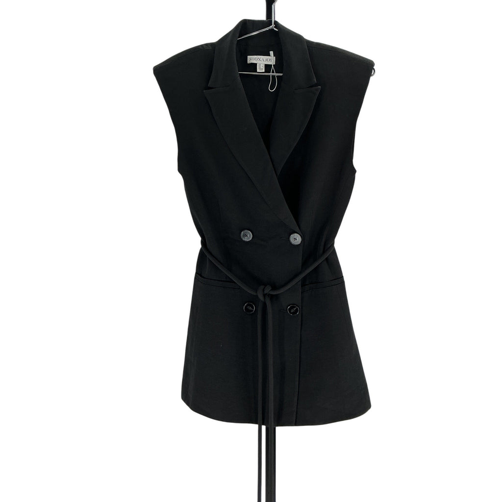 Shona Joy 'Vento' Black Viscose Blazer Dress Size 0