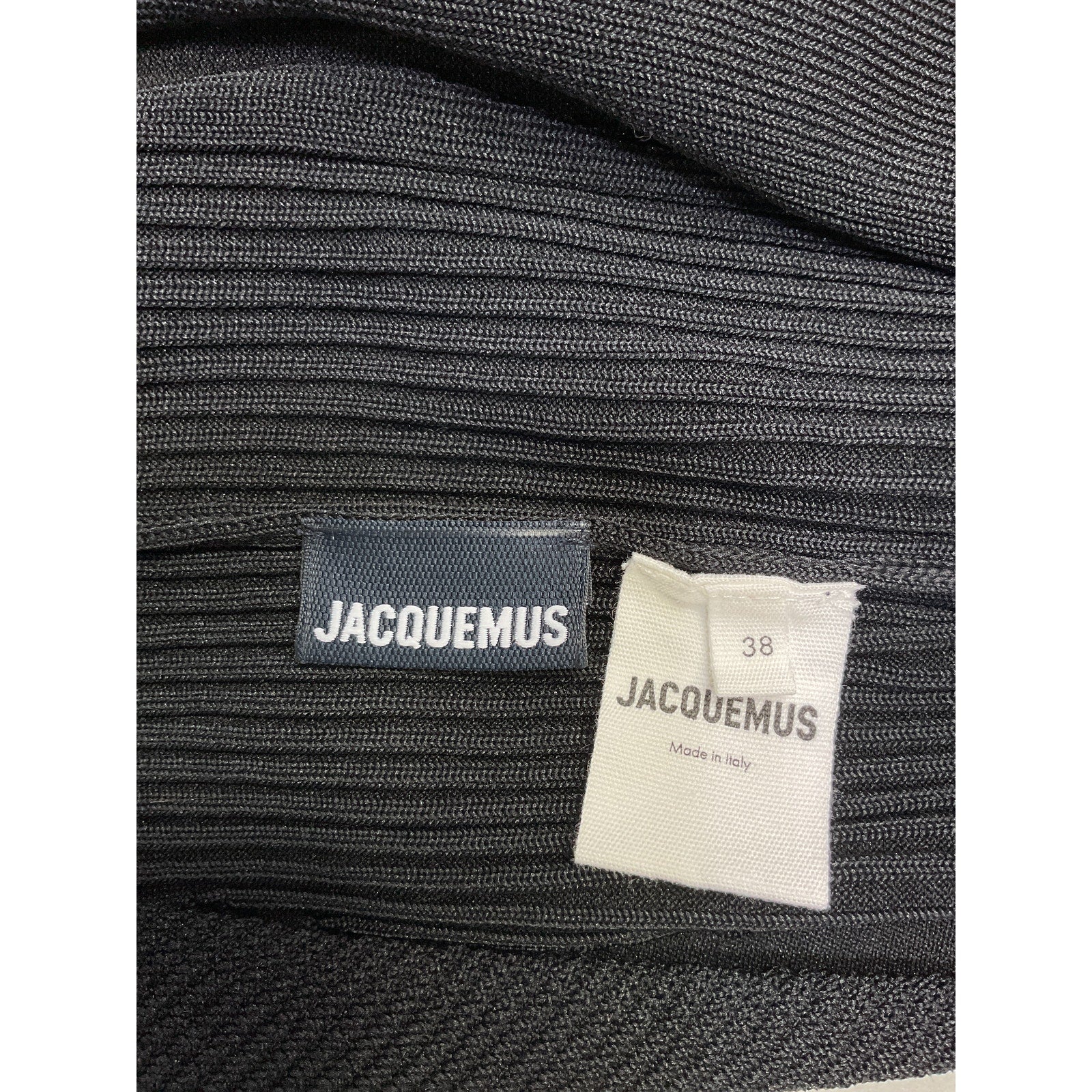 Jacquemus 'La' Black Maille Lucca Blouse Size 38